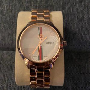 Gucci Rose Gold Timeless Unisex Watch